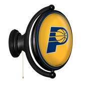 Indiana Pacers: Original Oval Rotating Lighted Wall Sign, FNB-NBIPAC-125-01A