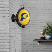 Indiana Pacers: Original Oval Rotating Lighted Wall Sign, FNB-NBIPAC-125-01A