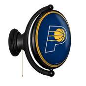 Indiana Pacers: Original Oval Rotating Lighted Wall Sign, FNB-NBIPAC-125-01A
