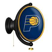 Indiana Pacers: Original Oval Rotating Lighted Wall Sign, FNB-NBIPAC-125-01A