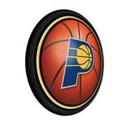 Indiana Pacers: Basketball - Round Slimline Lighted Wall Sign, NBIPAC-130-02