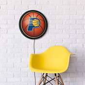 Indiana Pacers: Basketball - Round Slimline Lighted Wall Sign, NBIPAC-130-02