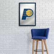 Indiana Pacers: Framed Mirrored Wall Sign - Vertical, FNB-NBIPAC-275-01A