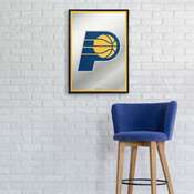 Indiana Pacers: Framed Mirrored Wall Sign - Vertical, FNB-NBIPAC-275-01A
