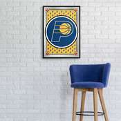 Indiana Pacers: Team Spirit - Framed Mirrored Wall Sign - Vertical, NBIPAC-275-02