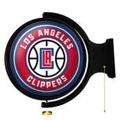 Los Angeles Clippers: Original Round Rotating Lighted Wall Sign, NBLACL-115-01