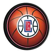 Los Angeles Clippers: Basketball - Round Slimline Lighted Wall Sign, NBLACL-130-02