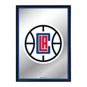 Los Angeles Clippers: Framed Mirrored Wall Sign - Vertical, FNB-NBLACL-275-01A