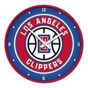 Los Angeles Clippers: Modern Disc Wall Clock, NBLACL-510-01