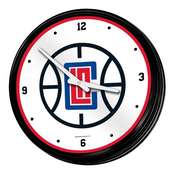Los Angeles Clippers: Retro Lighted Wall Clock, NBLACL-550-01