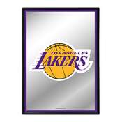 Los Angeles Lakers: Framed Mirrored Wall Sign - Vertical, FNB-NBLALK-275-01A