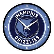 Memphis Grizzlies: Modern Disc Wall Clock, NBMEMP-510-01