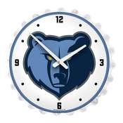 Memphis Grizzlies: Bottle Cap Lighted Wall Clock, NBMEMP-545-01