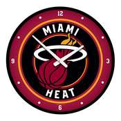 Miami Heat: Modern Disc Wall Clock, NBMIAM-510-01