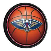 New Orleans Pelicans: Basketball - Round Slimline Lighted Wall Sign, NBNOPL-130-02