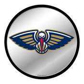 New Orleans Pelicans: Modern Disc Mirrored Wall Sign, NBNOPL-235-01