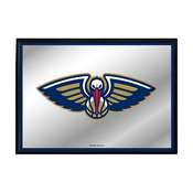 New Orleans Pelicans: Framed Mirrored Wall Sign - Horizontal, FNB-NBNOPL-265-01A