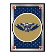 New Orleans Pelicans: Team Spirit - Framed Mirrored Wall Sign - Vertical, NBNOPL-275-02