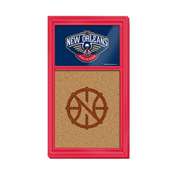 New Orleans Pelicans: Secondary Logo -  Cork Note Board, NBNOPL-640-02