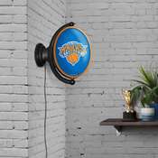 New York Knicks: Original Oval Rotating Lighted Wall Sign, FNB-NBNYKS-125-01A