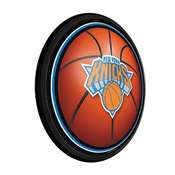 New York Knicks: Basketball - Round Slimline Lighted Wall Sign, NBNYKS-130-02