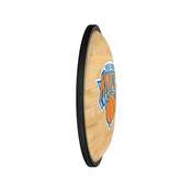 New York Knicks: Hardwood - Oval Slimline Lighted Wall Sign, NBNYKS-140-21