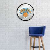 New York Knicks: Modern Disc Mirrored Wall Sign, NBNYKS-235-01