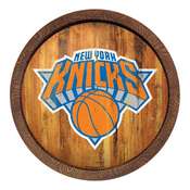 New York Knicks: "Faux" Barrel Top Sign, FNB-NBNYKS-240-01