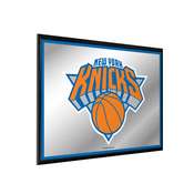 New York Knicks: Framed Mirrored Wall Sign - Horizontal, FNB-NBNYKS-265-01A