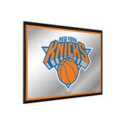 New York Knicks: Framed Mirrored Wall Sign - Horizontal, FNB-NBNYKS-265-01A
