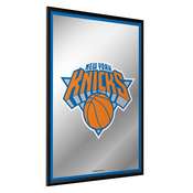 New York Knicks: Framed Mirrored Wall Sign - Vertical, FNB-NBNYKS-275-01A