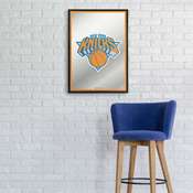 New York Knicks: Framed Mirrored Wall Sign - Vertical, FNB-NBNYKS-275-01A