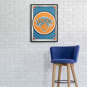 New York Knicks: Team Spirit - Framed Mirrored Wall Sign - Vertical, NBNYKS-275-02