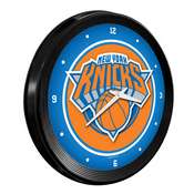 New York Knicks: Ribbed Frame Wall Clock, NBNYKS-530-01