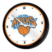 New York Knicks: Retro Lighted Wall Clock, NBNYKS-550-01