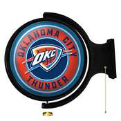 Oklahoma City Thunder: Original Round Rotating Lighted Wall Sign, NBOCTR-115-01