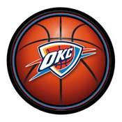 Oklahoma City Thunder: Basketball - Modern Disc Wall Sign, NBOCTR-230-02