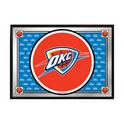 Oklahoma City Thunder: Team Spirit - Framed Mirrored Wall Sign, FNB-NBOCTR-265-02A