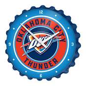 Oklahoma City Thunder: Bottle Cap Wall Clock, NBOCTR-540-01