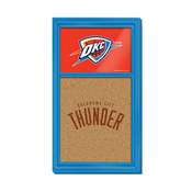 Oklahoma City Thunder: Dual Logo - Cork Note Board, FNB-NBOCTR-640-02A