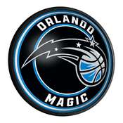 Orlando Magic: Round Slimline Lighted Wall Sign, NBOMAG-130-01