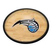 Orlando Magic: Hardwood - Oval Slimline Lighted Wall Sign, NBOMAG-140-02