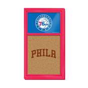 Philadelphia 76ers: Dual Logo - Cork Note Board, NBPHIL-640-02