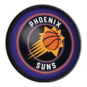 Phoenix Suns: Round Slimline Lighted Wall Sign, NBPSUN-130-01