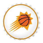 Phoenix Suns: Bottle Cap Wall Light, NBPSUN-215-01