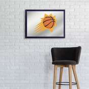 Phoenix Suns: Framed Mirrored Wall Sign - Horizontal, FNB-NBPSUN-265-01A