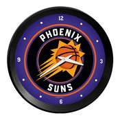 Phoenix Suns: Ribbed Frame Wall Clock, NBPSUN-530-01