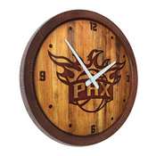 Phoenix Suns: Logo - "Faux" Barrel Top Clock, FNB-NBPSUN-560-04