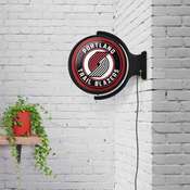 Portland Trail Blazers: Original Round Rotating Lighted Wall Sign, NBPTBS-115-01