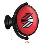 Portland Trail Blazers: Original Oval Rotating Lighted Wall Sign, FNB-NBPTBS-125-01A